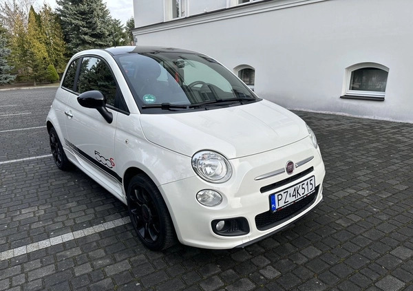 Fiat 500 cena 29900 przebieg: 135000, rok produkcji 2013 z Poznań małe 631